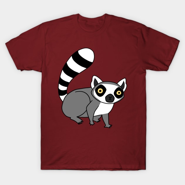 Ring Tailed Lemur T-Shirt by saradaboru